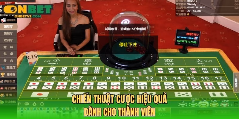 Chiến thuật cược hiệu quả dành cho thành viên