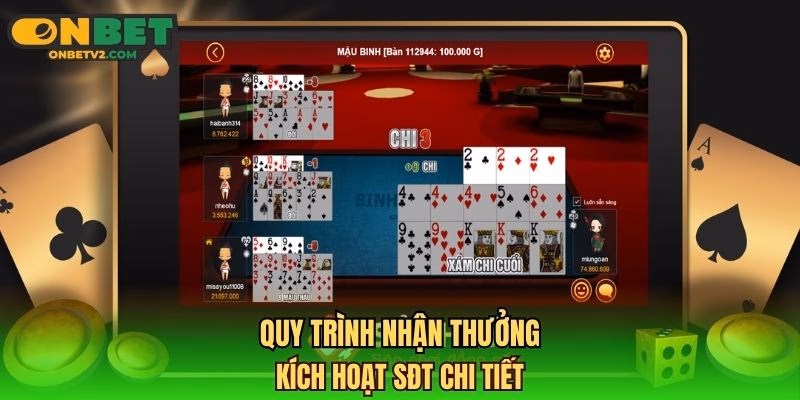 Quy trình nhận thưởng kích hoạt SĐT chi tiết